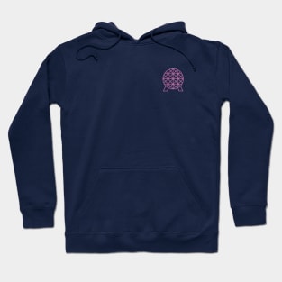 Spaceship Earth - Magenta Hoodie